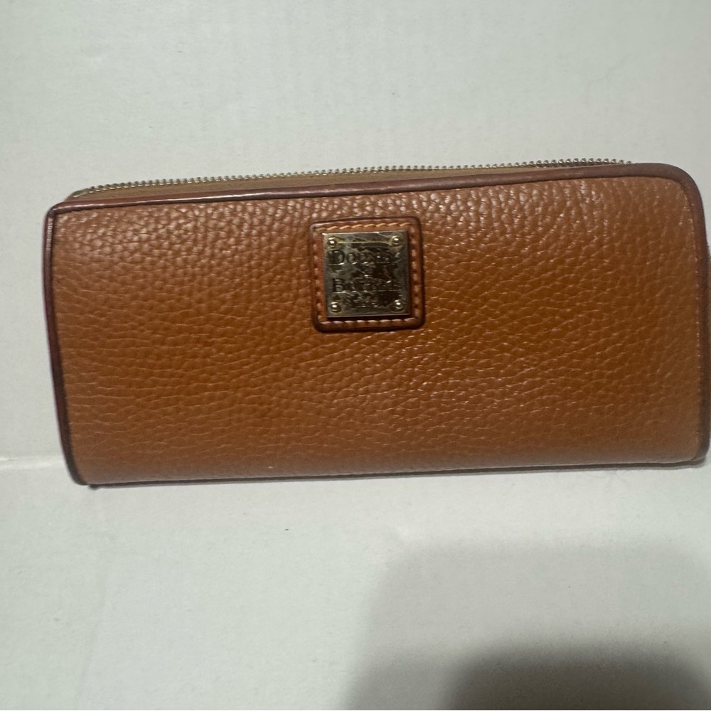 Dooney & Bourke Tan Leather Wallet